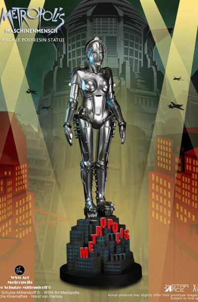 Star Ace Toys: Metropolis Statue 1/4 Maschinenmensch Silver 40 cm