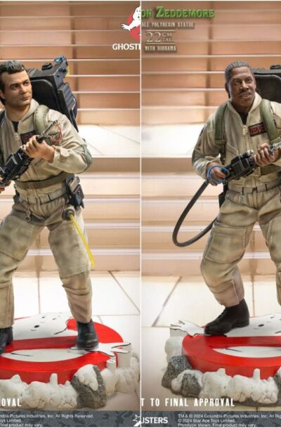Star Ace Toys: Ghostbusters Statuen 1/8 Peter Venkmann + Winston Zeddemore Twin Pack 22 cm
