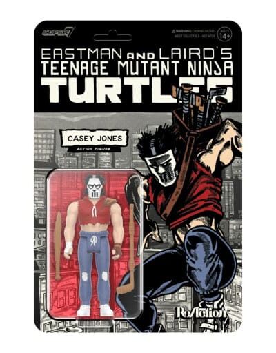 Super7: Teenage Mutant Ninja Turtles ReAction Actionfigur Wave 11 Casy Jones (Comic Color) 10 cm