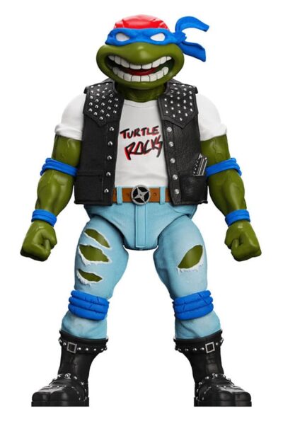 Super7: Teenage Mutant Ninja Turtles Ultimates Actionfigur Classic Rocker Leo 18 cm