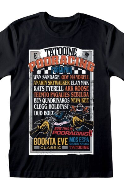 Heroes Inc: Star Wars T-Shirt Podracing  Grösse M