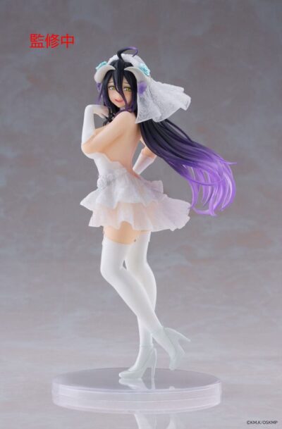 Taito Prize: Overlord Coreful PVC Statue Albedo Wedding Ver. 18 cm