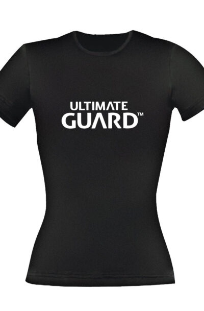 Ultimate Guard: Ultimate Guard Girlie T-Shirt Wordmark Schwarz Grösse XXL