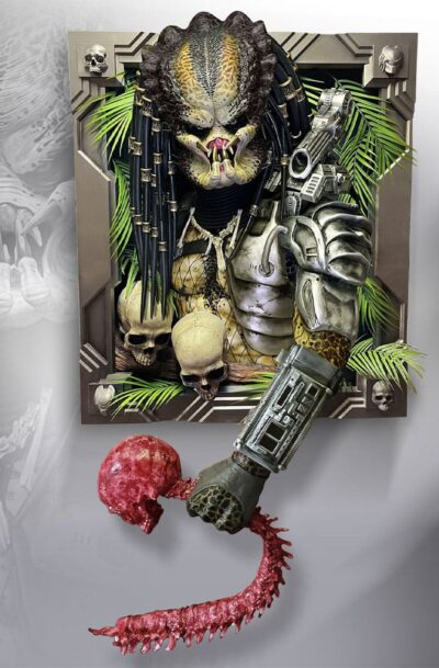 HCG: Predator "Predator" 45 x 81 x 94 cm Life-Size Wand-Skulptur (Q4/2025)