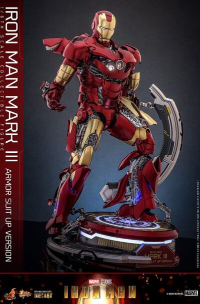 Hot Toys: Iron Man "Iron Man Mark III (Armor Suit Up Version)" Movie Masterpiece Series Diecast 1/6 Actionfigur (Q4/2026)