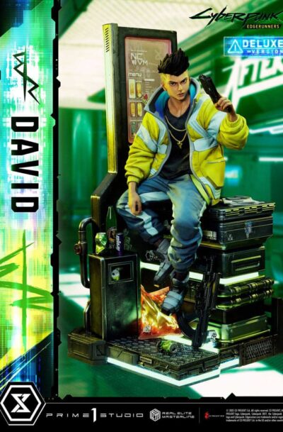 Prime 1: Cyberpunk - Edgerunners "David - Deluxe Bonus Version“ Real Elite 1/4 Masterline Series Statue (Q1/2027)