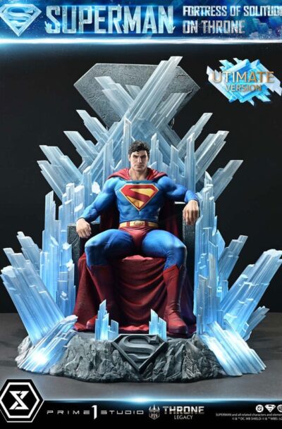 Prime 1: DC Comics - Throne Legacy Collection "Superman - Fortress of Solitude on Throne (Design by Gabriele Dell'Otto) - Ultimate Version" 1/4 Statue (Q2/2027)