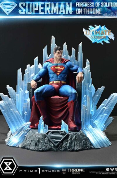 Prime 1: DC Comics - Throne Legacy Collection "Superman - Fortress of Solitude on Throne (Design by Gabriele Dell'Otto) - Ultimate Bonus Version" 1/4 Statue (Q2/2027)