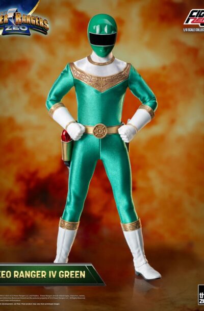 ThreeZero: Power Rangers Zeo FigZero Actionfigur 1/6 Ranger IV Green 30 cm