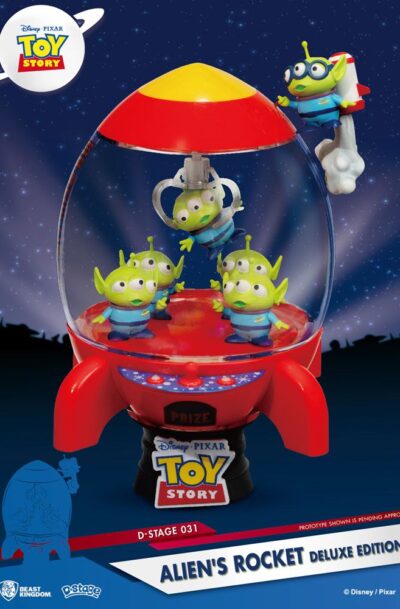 Beast Kingdom Toys: Toy Story D-Stage PVC Diorama Alien’s Rocket Deluxe Edition 15 cm