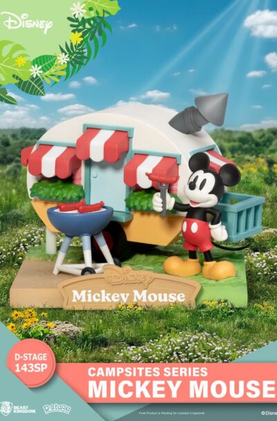 Beast Kingdom Toys: Disney D-Stage Campsite Series PVC Diorama Mickey Mouse Special Edition 10 cm