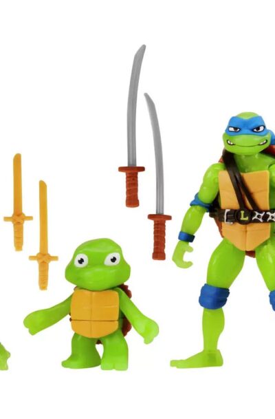 Teenage Mutant Ninja Turtles: Mutant Mayhem Actionfiguren 3er-Pack Leonardo Evolution 10 cm