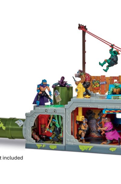 Playmates: Teenage Mutant Ninja Turtles Gebäude Secret Sewer Lid Playset Mutant Module heo EU Exclusive 30 cm