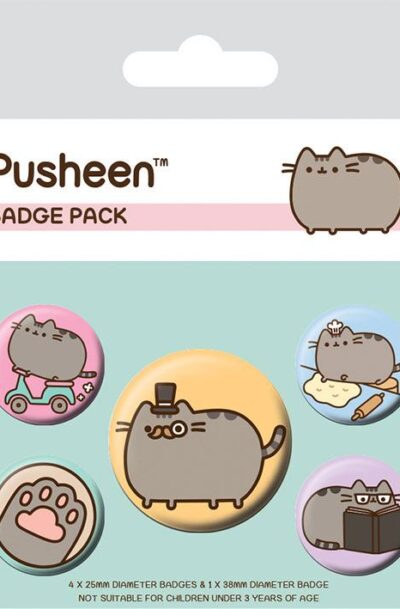 Pyramid International: Pusheen Ansteck-Buttons 5er-Pack Fancy
