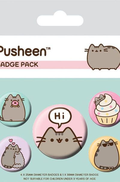 Pyramid International: Pusheen Ansteck-Buttons 5er-Pack Pusheen Says Hi