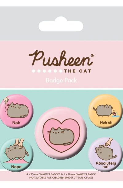 Pyramid International: Pusheen Ansteck-Buttons 5er-Pack Pusheen Nah