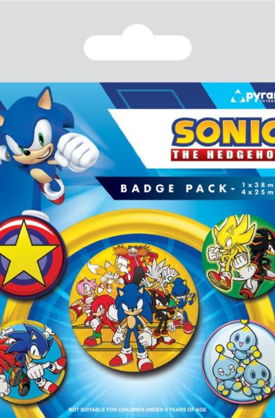 Pyramid International: Sonic the Hedgehog Ansteck-Buttons 5er-Pack Speed Team