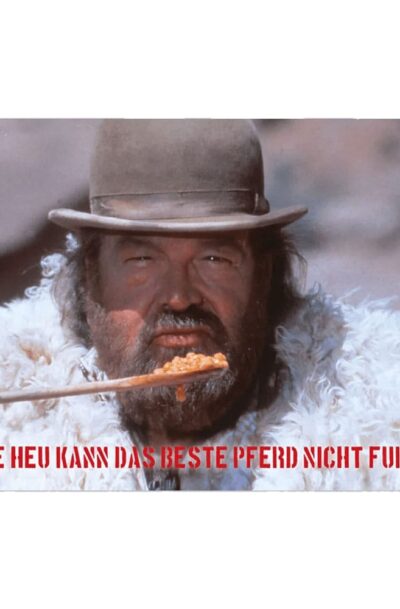 Blechwaren Fabrik Braunschweig: Bud Spencer Blechschild Bohnen 20 x 30 cm