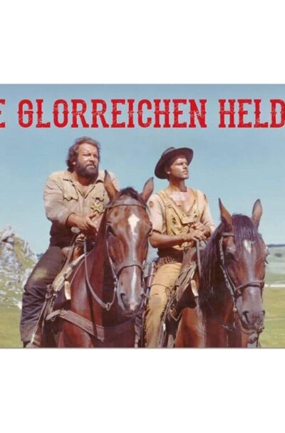 Blechwaren Fabrik Braunschweig: Bud Spencer & Terence Hill Blechschild Die glorreichen Helden 20 x 30 cm
