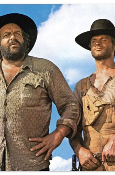 Blechwaren Fabrik Braunschweig: Bud Spencer & Terence Hill Blechschild Blauer Himmel 20 x 30 cm