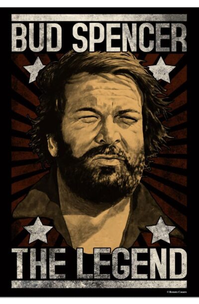 Blechwaren Fabrik Braunschweig: Bud Spencer Blechschild The Legend 30 x 40 cm