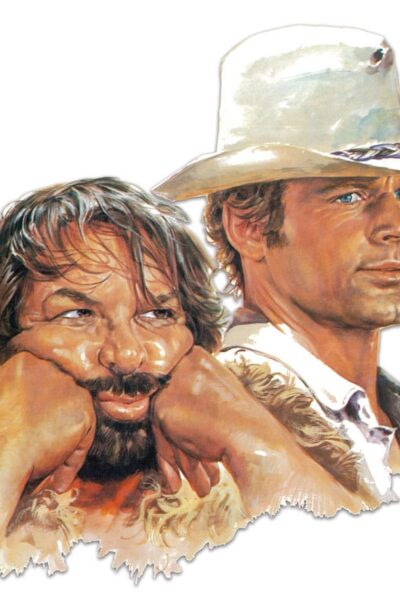 Blechwaren Fabrik Braunschweig: Bud Spencer & Terence Hill 3D Blechschild Bud & Terence 45 x 45 cm