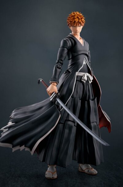 Bandai Tamashii Nations: Bleach S.H. Figuarts Actionfigur Ichigo Kurosaki Getsugatensho 16 cm