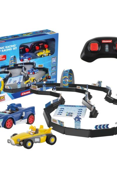 Carrera: Sonic the Hedgehog RC Ferngesteuertes Auto 1/43 2,4GHz Tabletop Racing Set