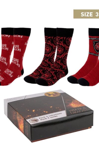 Cerdá: House of the Dragon Socken 3er-Pack 36-41