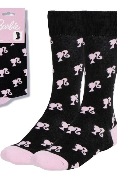 Cerdá: Barbie Socken Logo Black 36-43
