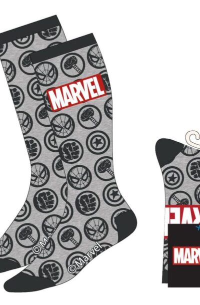 Cerdá: Marvel Socken Avengers Faces Grey 38-45