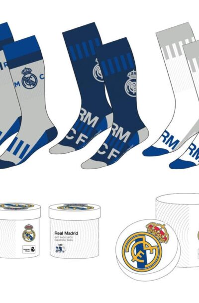Cerdá: Fussball Socken 3er-Pack Real Madrid 38-45