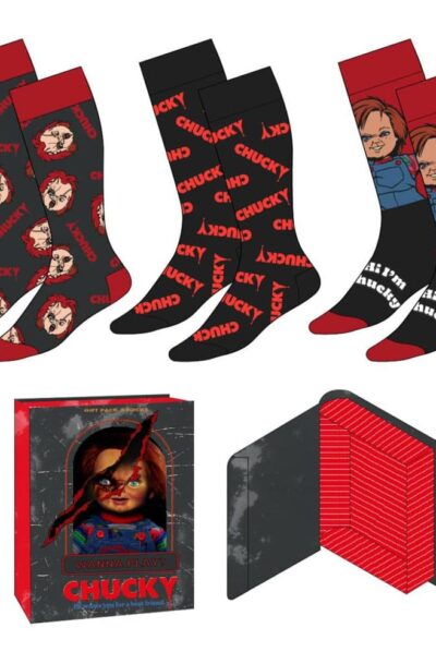 Cerdá: Chucky Socken 3er-Pack 38-45