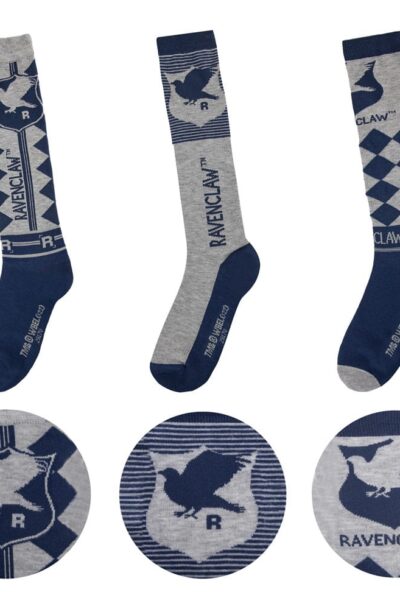 Cinereplicas: Harry Potter Kniestrümpfe 3er-Pack Ravenclaw