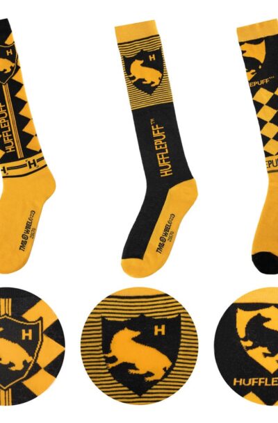Cinereplicas: Harry Potter Kniestrümpfe 3er-Pack Hufflepuff