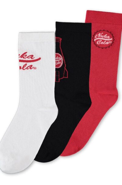 Difuzed: Fallout Socken 3er-Pack Nuka Cola 43-46