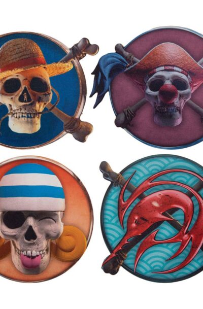 Cinereplicas: One Piece Untersetzer 4er-Pack Characters #1