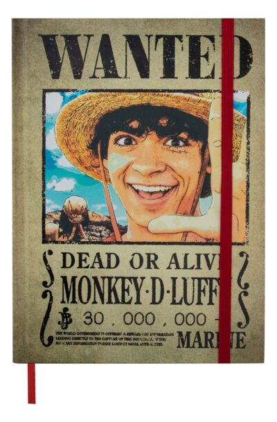 Cinereplicas: One Piece Notizbuch Wanted Posters