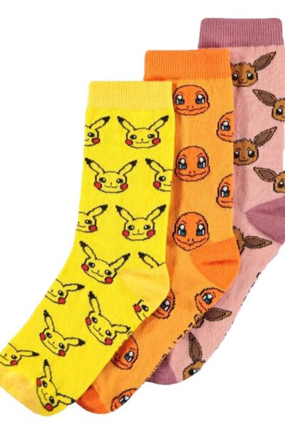 Difuzed: Pokémon Socken 3er-Pack Three Icons 39-42