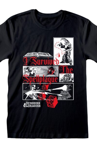 Heroes Inc: Dungeons & Dragons T-Shirt I Survived The Spellplague Grösse XL