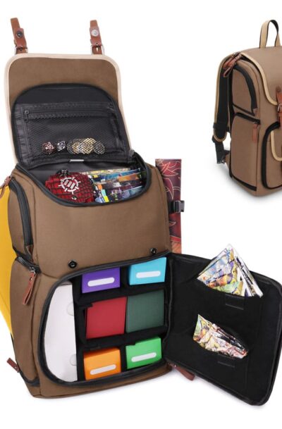 Enhance: Enhance TCG Series Trading Card Backpack Designer Edition Tan Full-size