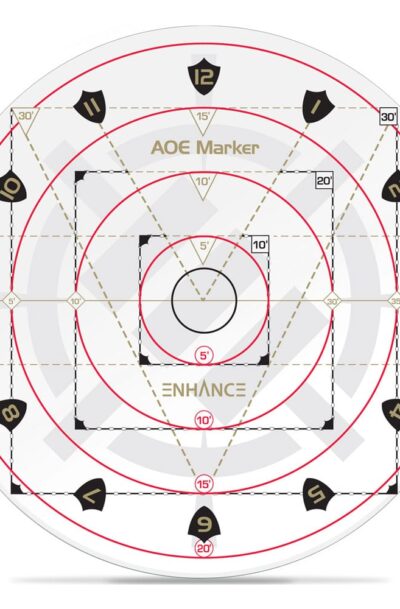 Enhance: Enhance RPG Series 30ft Spell AoE Damage Template