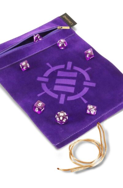 Enhance: Enhance Tabletop Roll on a Scroll Würfeltasche mit Würfel Lila