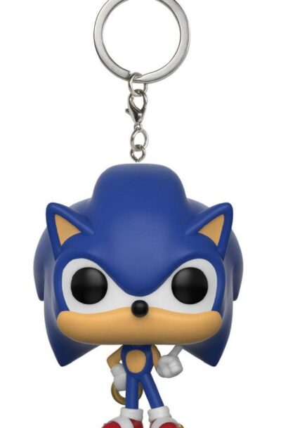 Funko: Sonic The Hedgehog POP! Vinyl Schlüsselanhänger Sonic (Ring) 4 cm