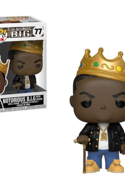 Funko: Notorious B.I.G. POP! Rocks Vinyl Figur Notorious B.I.G. with Crown 9 cm