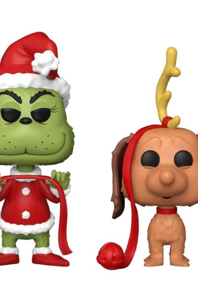 Funko: The Grinch(Anniversary) POP! Books Vinyl Figuren 2er-Pack Grinch w/ Max 2PK 9 cm