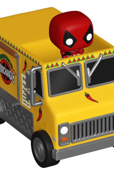 Funko: Marvel POP! Rides Vinyl Figur Deadpool w/Chimichanga Truck 2,5 cm