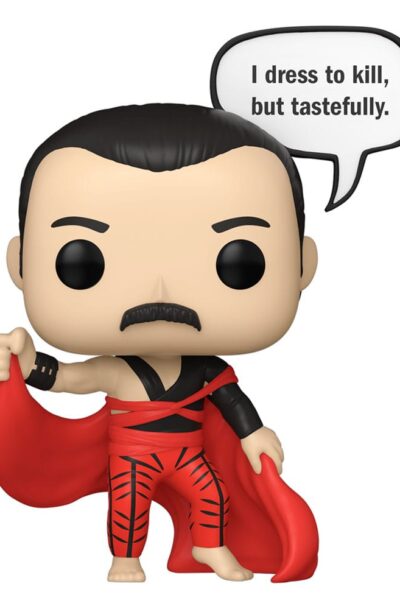 Funko: Queen POP! Rocks Vinyl Figur Freddie Mercury (I Dress to Kill) 9 cm