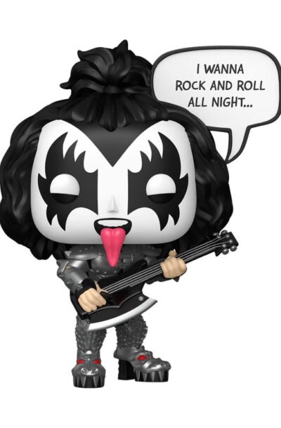 Funko: KISS POP! Sayings Vinyl Figur The Demon(R&R All Night) 9 cm