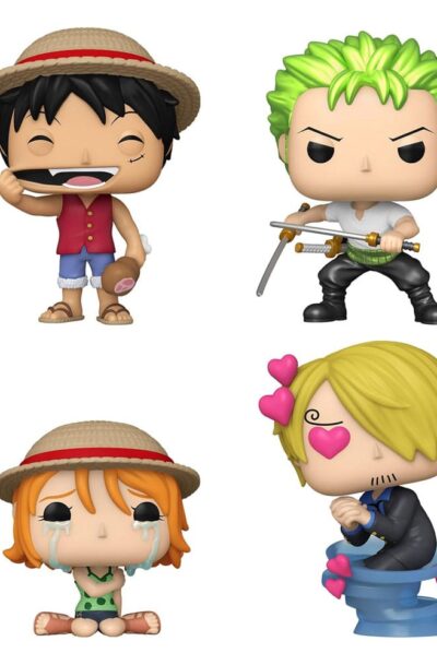 Funko: One Piece POP! Animation Vinyl Figuren 4er-Pack Refresh 4PK(EMEA) 9 cm